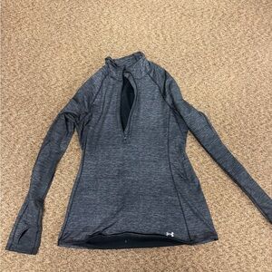 Under Armour Women's Charcoal Long Sleeve Tee